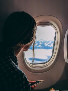 Pillow providing comfort during long flights